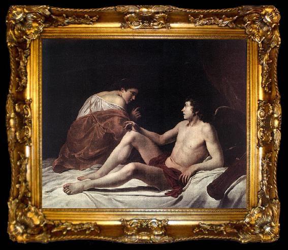 framed  GENTILESCHI, Orazio Cupid and Psyche dfhh, ta009-2